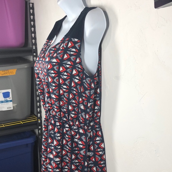 Blend She She Dares red & navy dress size small - Picture 5 of 10